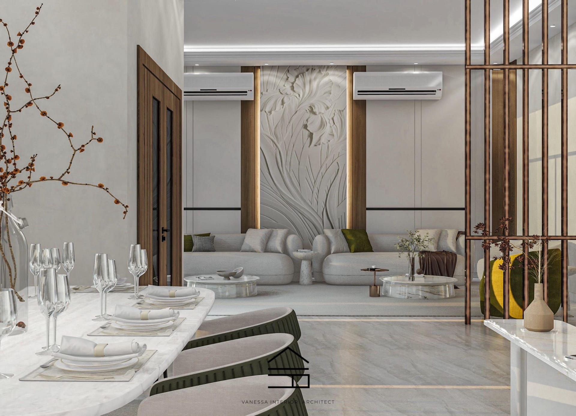Contemporary Living Space - View 4