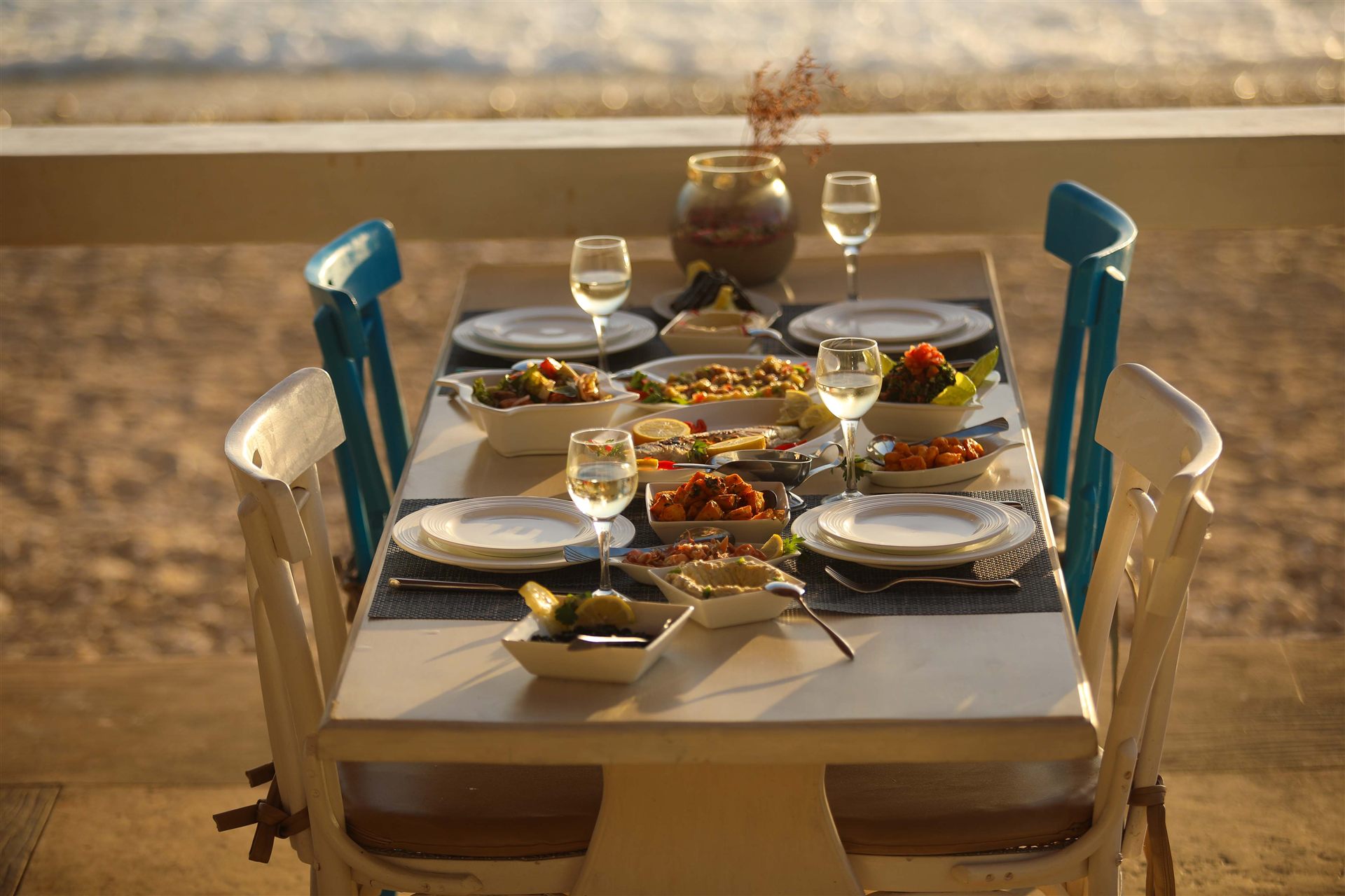 Seaside dining at Abou Philippe